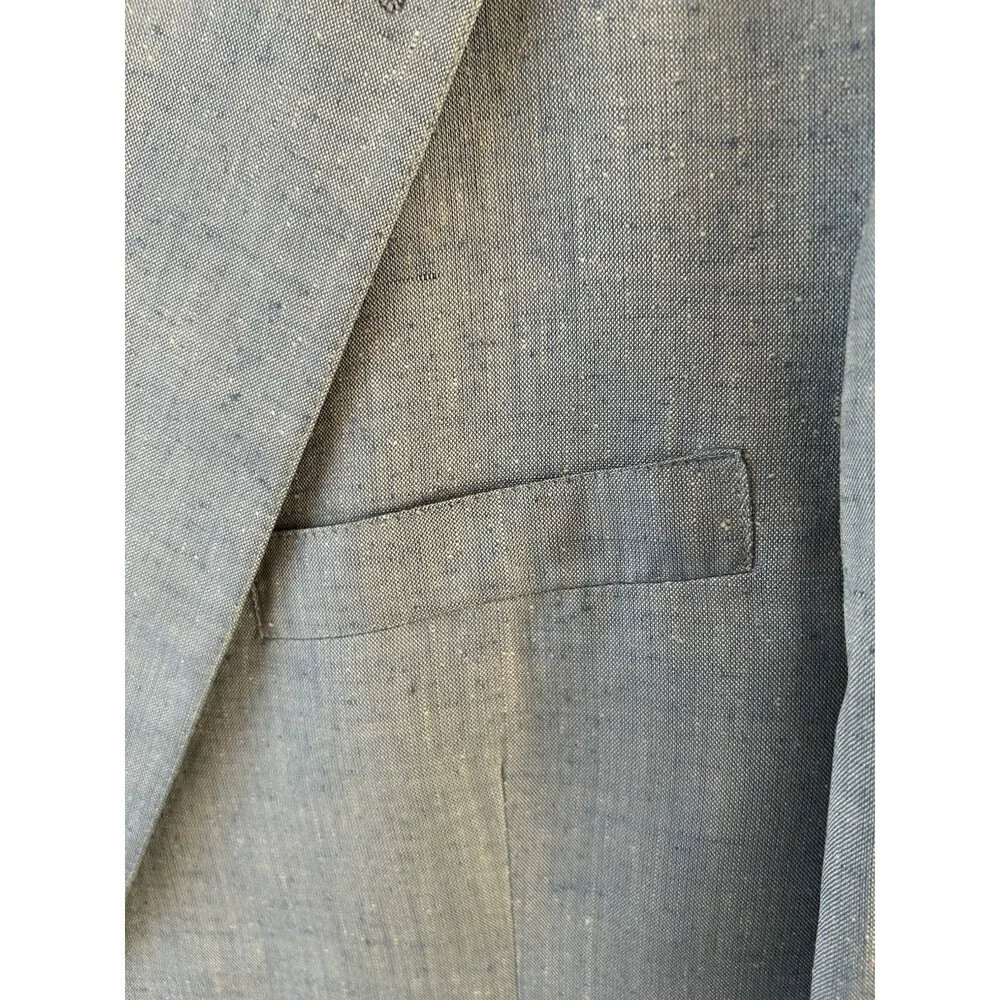 NORM THOMPSON  Silk Mens Blazer Sport Coat 46R Very Great Quality & Condition